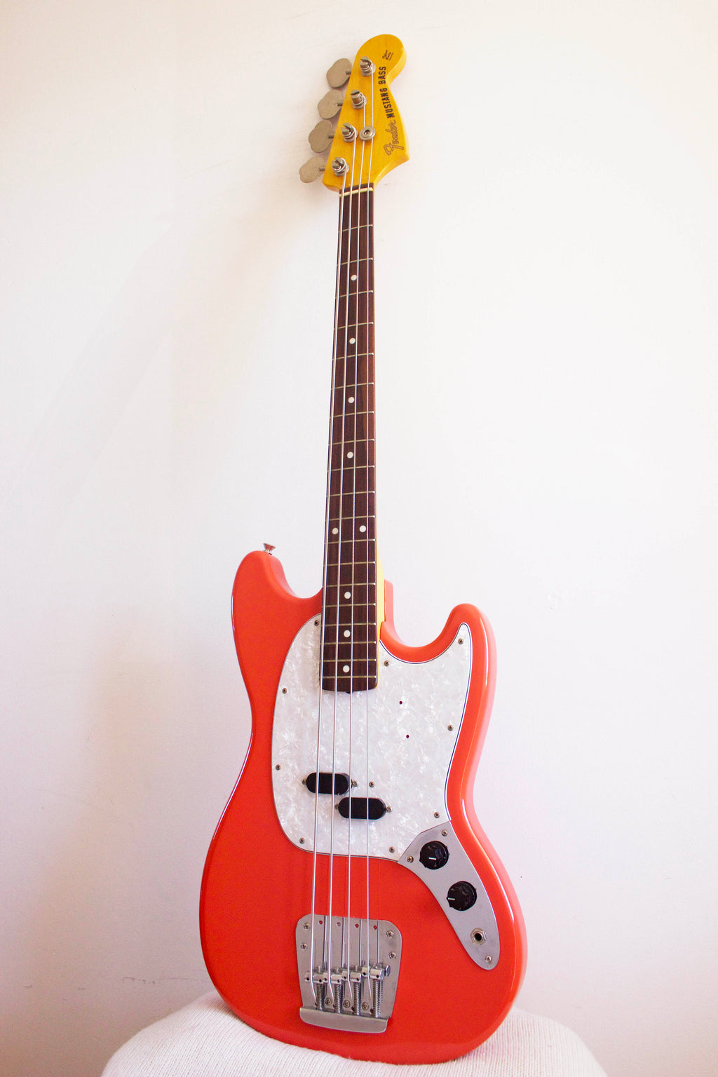 Fender Mustang Bass Fiesta Red 1997-00