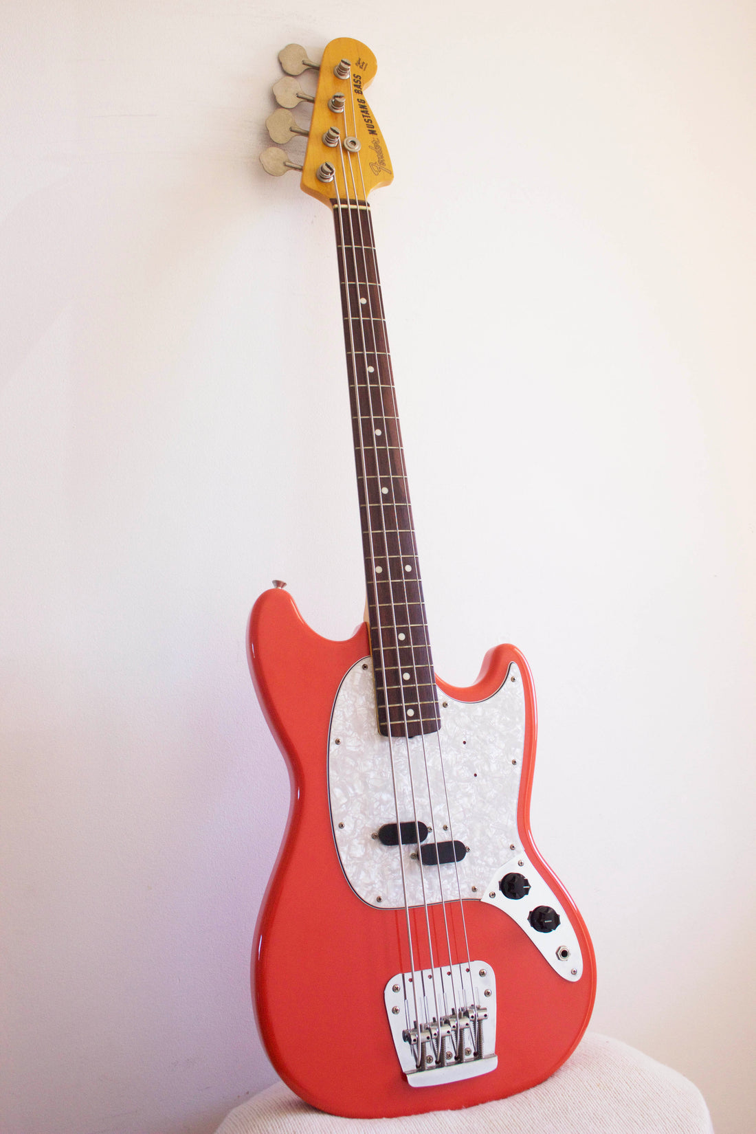 Fender Mustang Bass Fiesta Red 1997-00