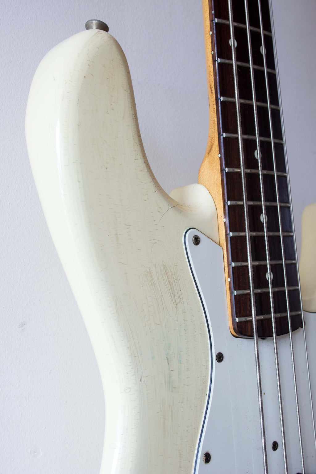 Squier MIJ Jazz Bass A-Serial SJB-55 Arctic White 1985