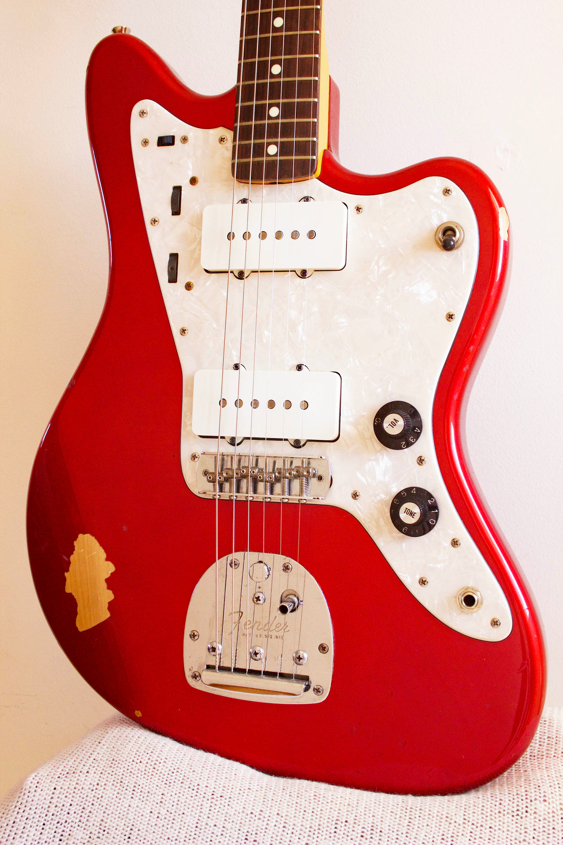 Fender Jazzmaster Worn Candy Apple Red 1999-02