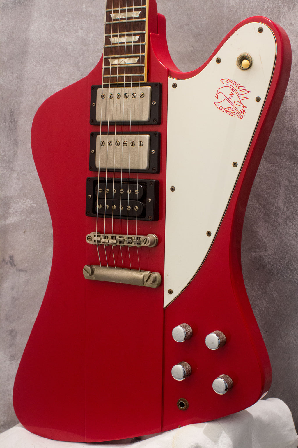 Burny FB-80Z Firebird Style Cardinal Red 1990