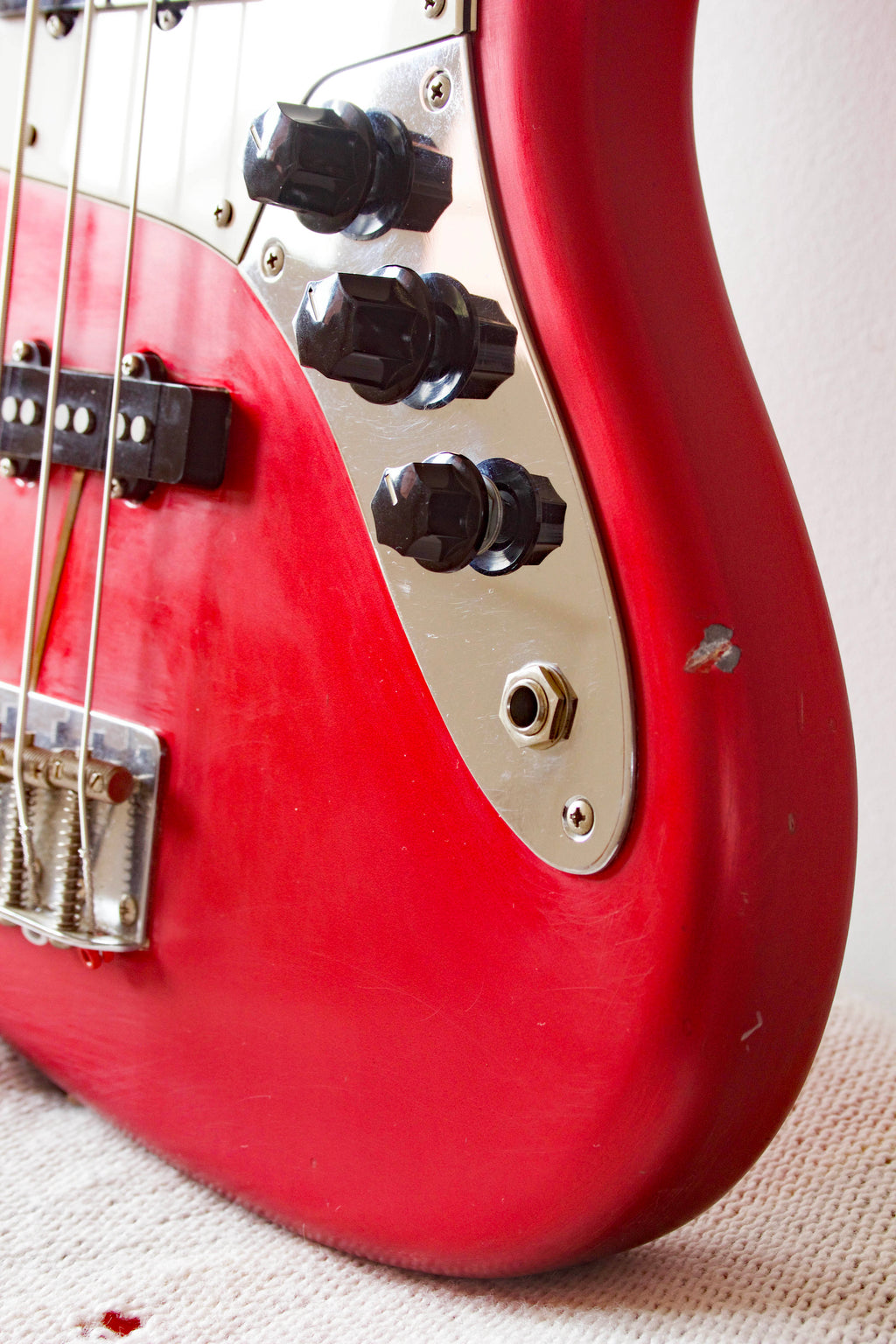 Fender Jazz Bass '62 Reissue Satin Candy Apple Red 1997-00