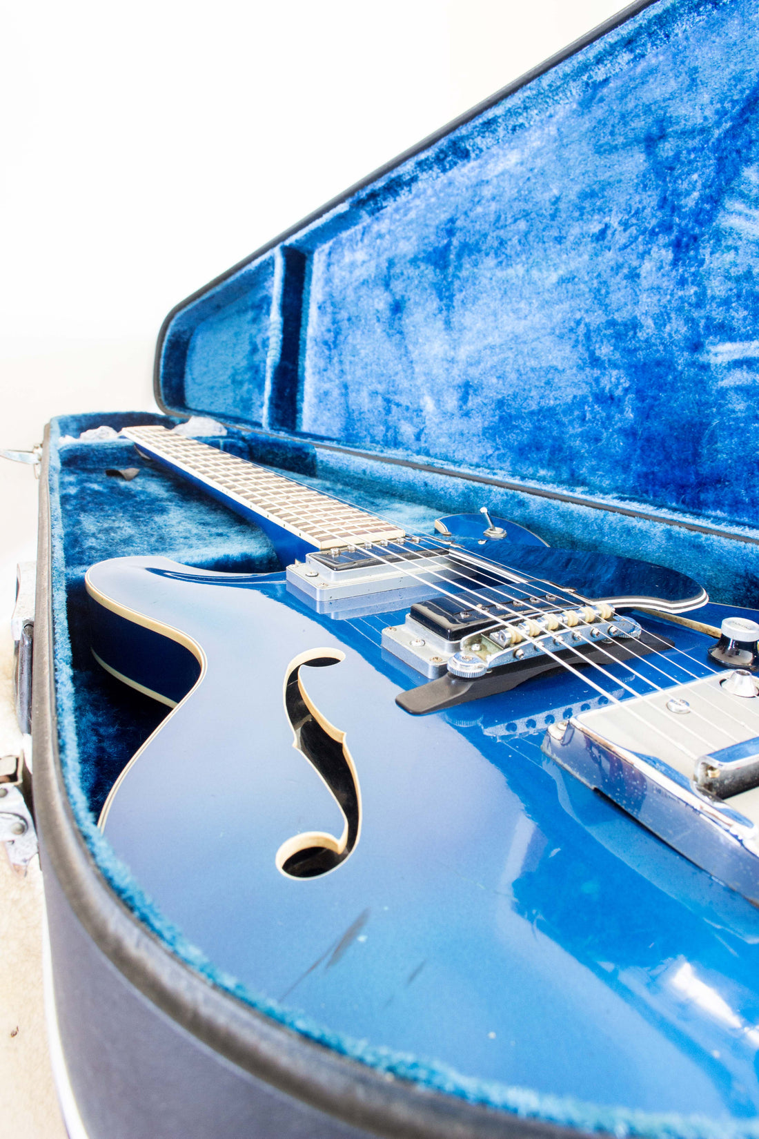 Yamaha SA-50 Hollow Body Electric Blue 1973