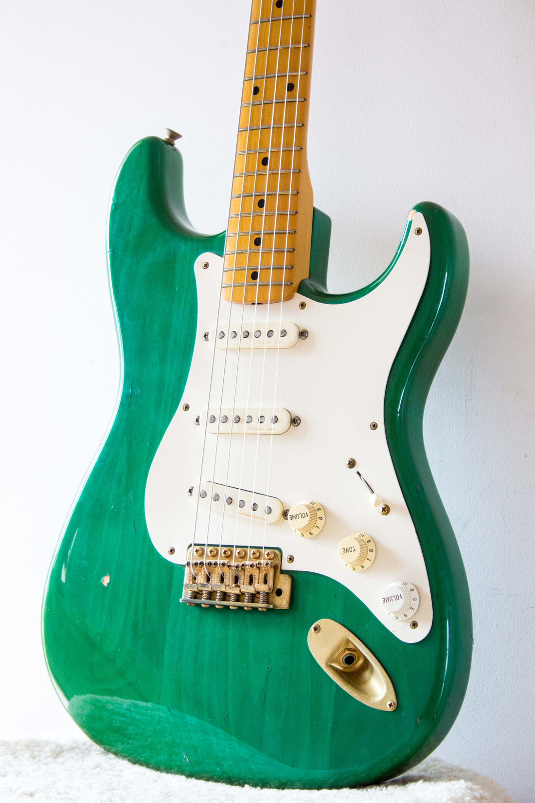 Fender Japan '57 Reissue Stratocaster ST57G-65 Transparent Green 1993/4