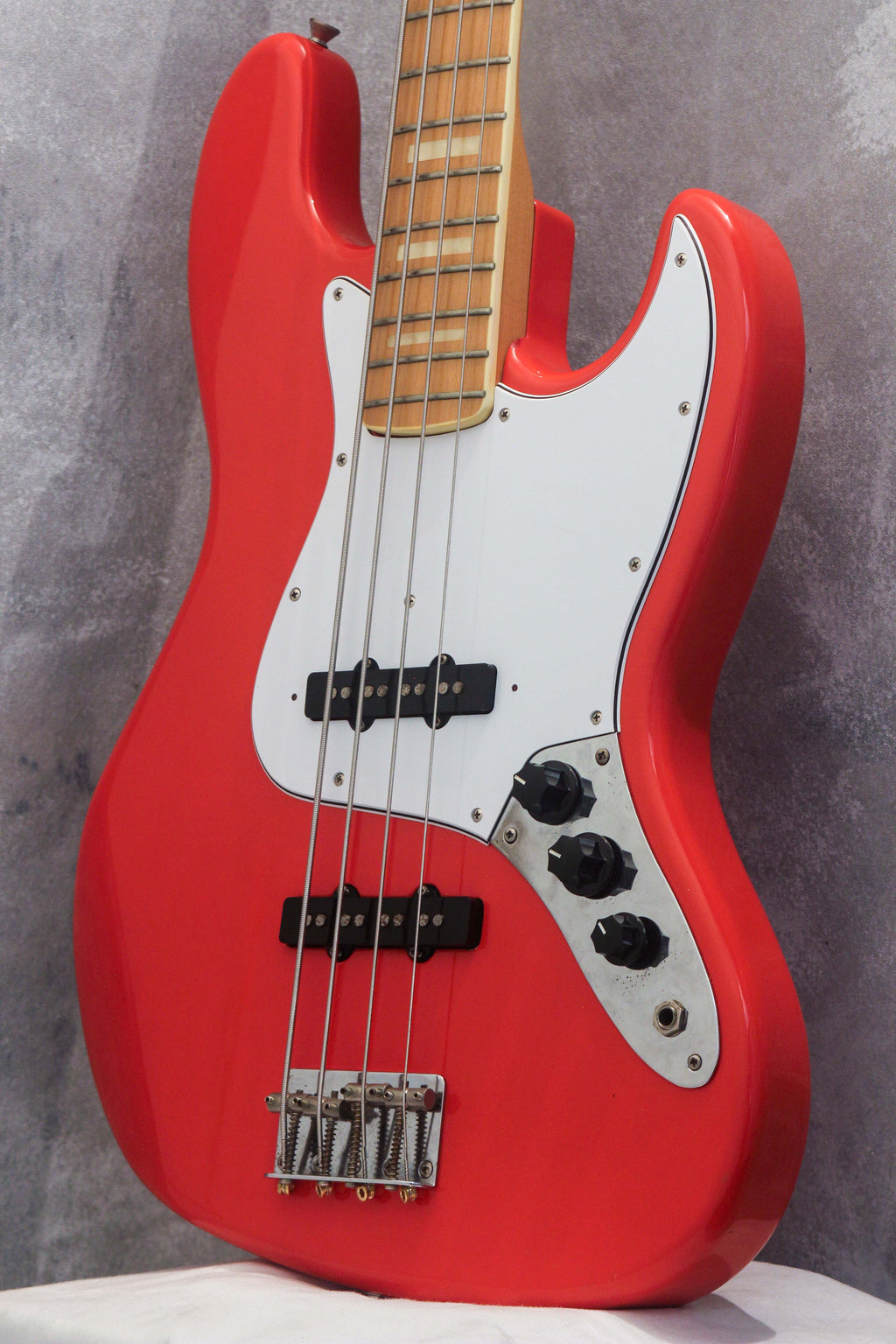 Fender Japan '75 Jazz Bass JB75-90US Fiesta Red 1996