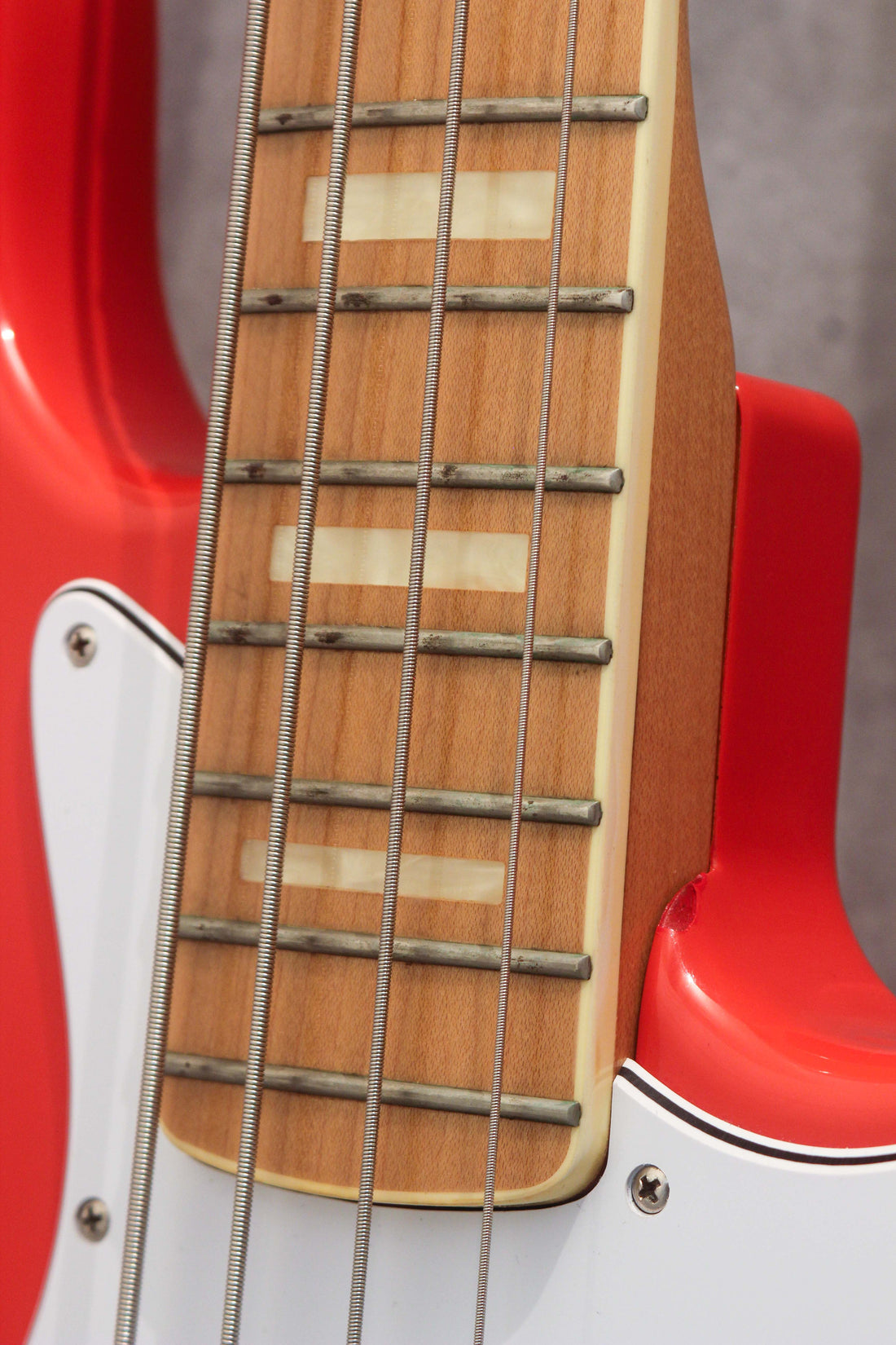 Fender Japan '75 Jazz Bass JB75-90US Fiesta Red 1996