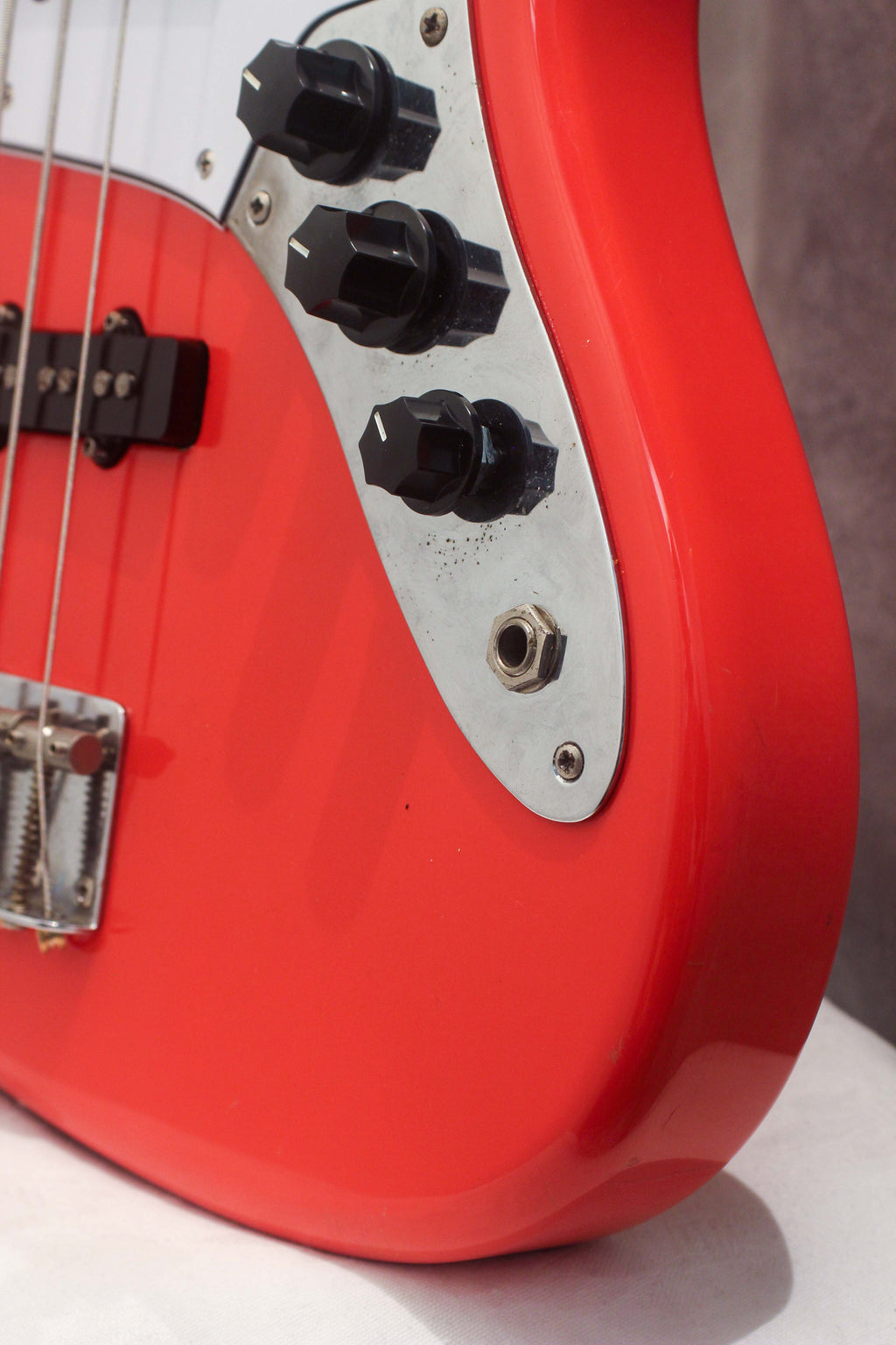 Fender Japan '75 Jazz Bass JB75-90US Fiesta Red 1996