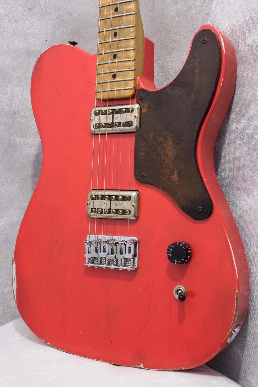 Danny Hines Cabronita Partscaster Relic Fiesta Red 2015