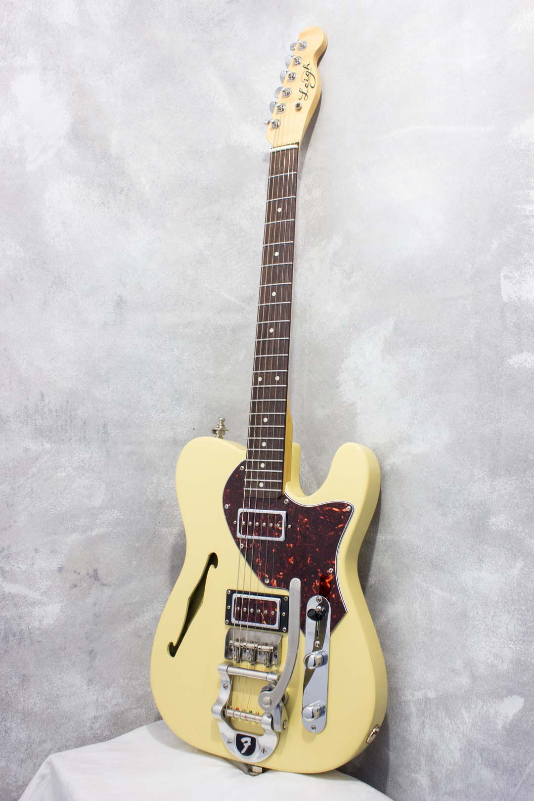 Leigh Guitars Thinline Partscaster Blonde 2019