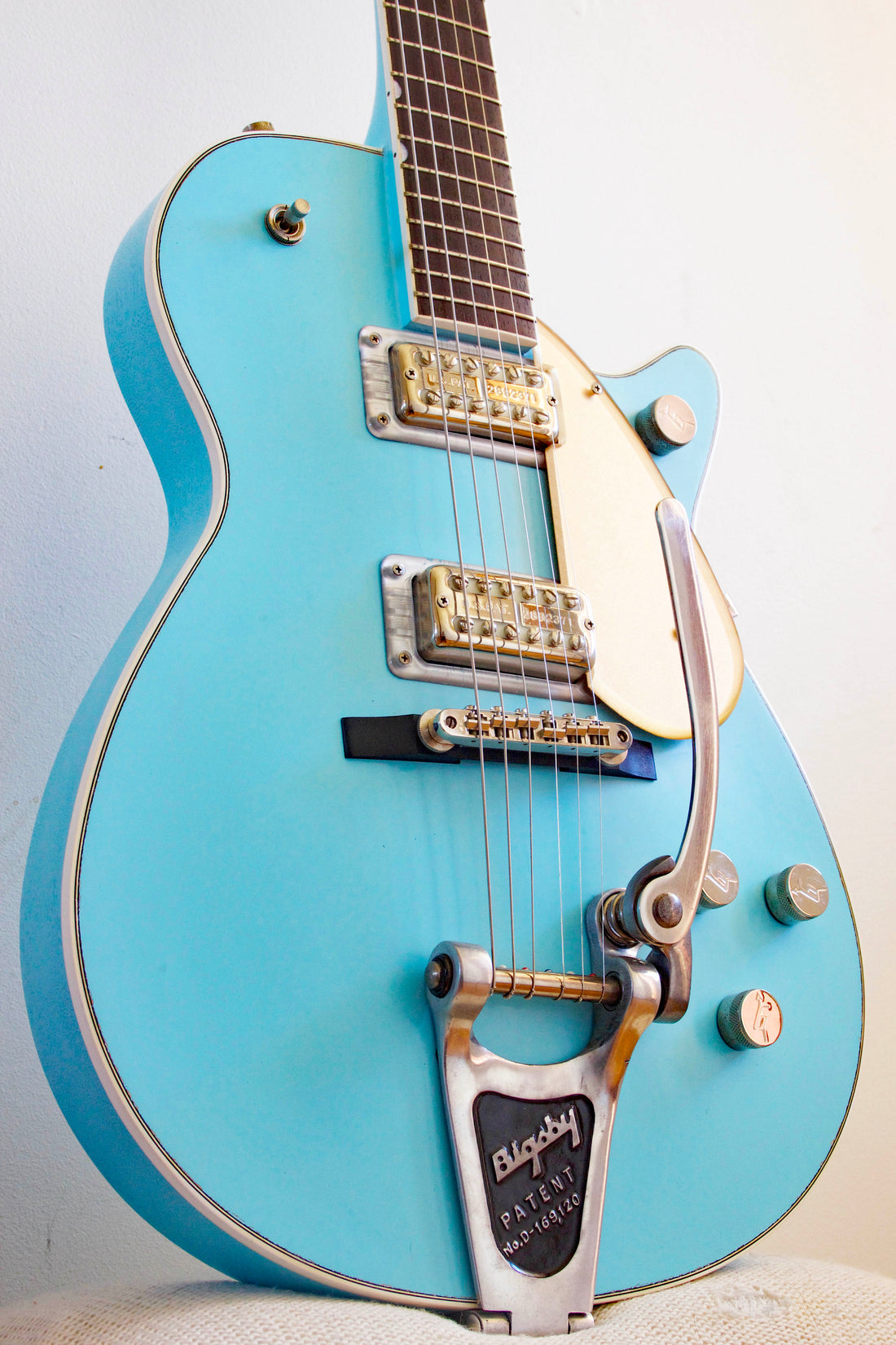 Gretsch Terada Custom Studio 5128 Duo Jet Light Blue 1995