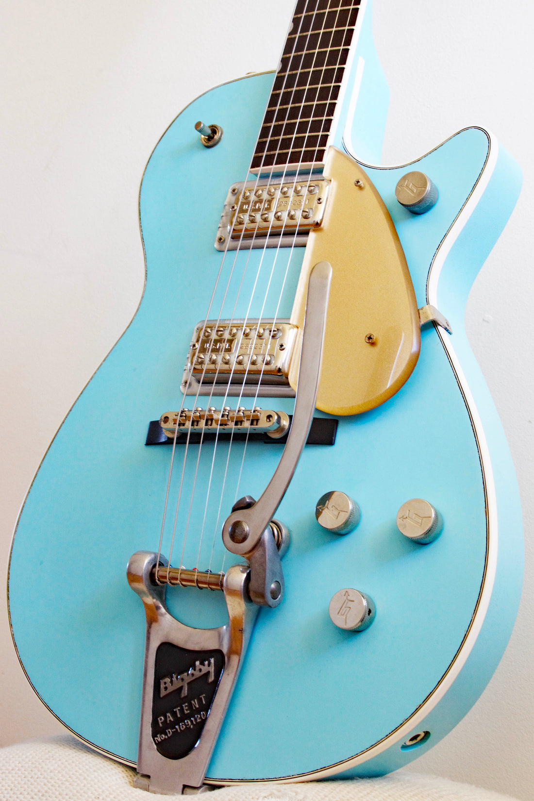 Gretsch Terada Custom Studio 5128 Duo Jet Light Blue 1995