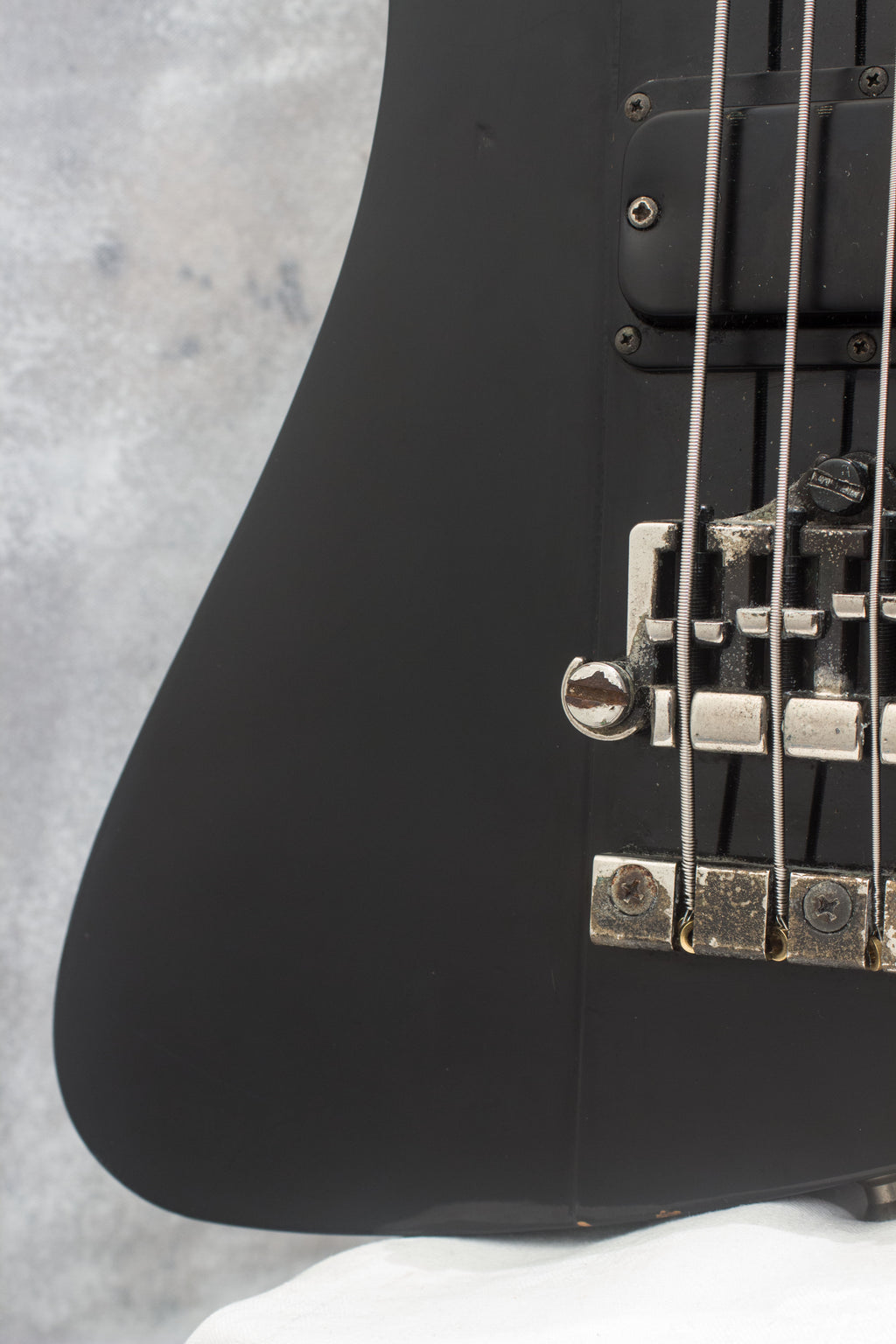 Greco TBR75 T-Bird-Style Bass Black 1990