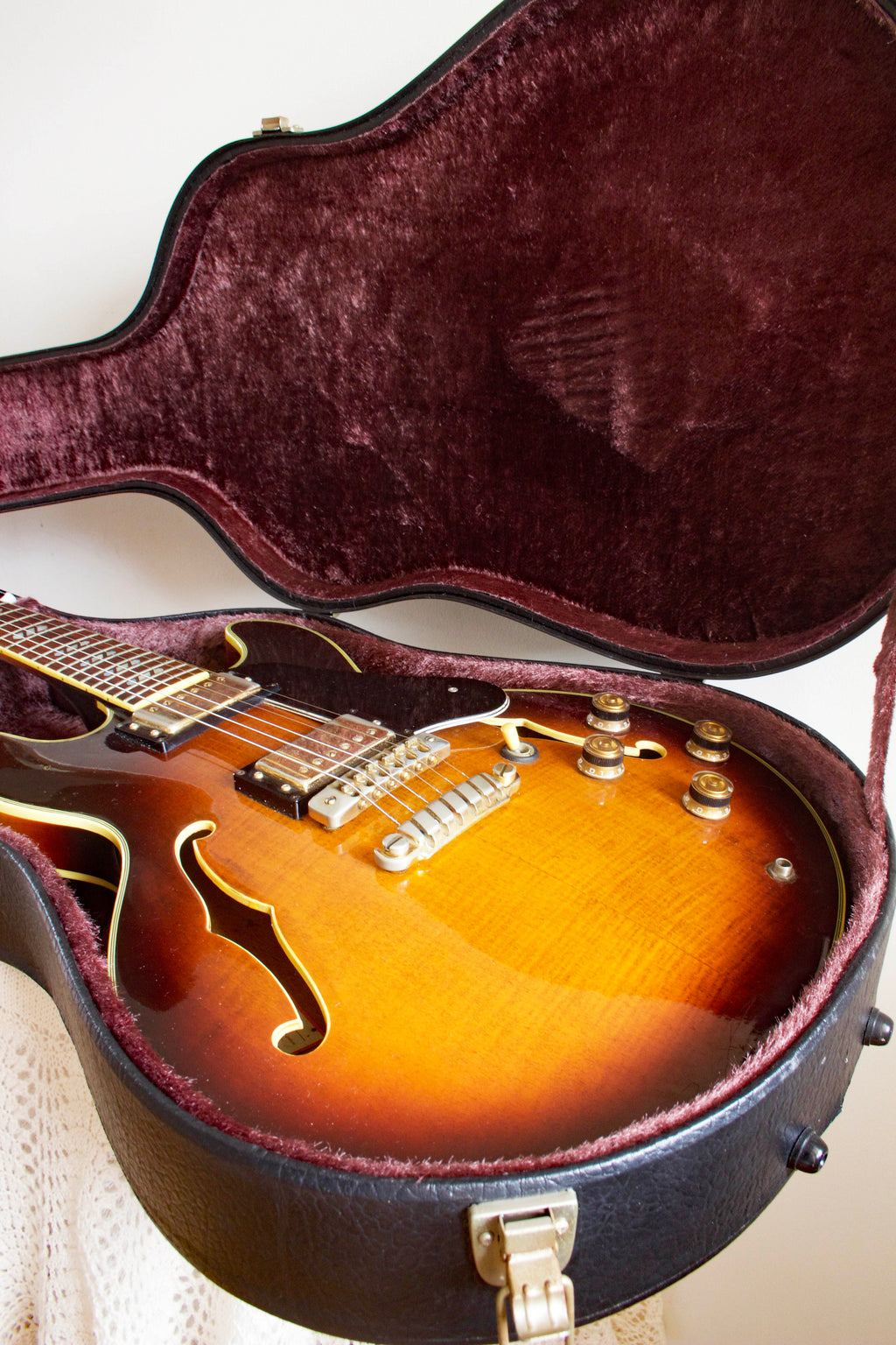 Greco Super View SV-800 Semi-Hollow Brown Sunburst 1979