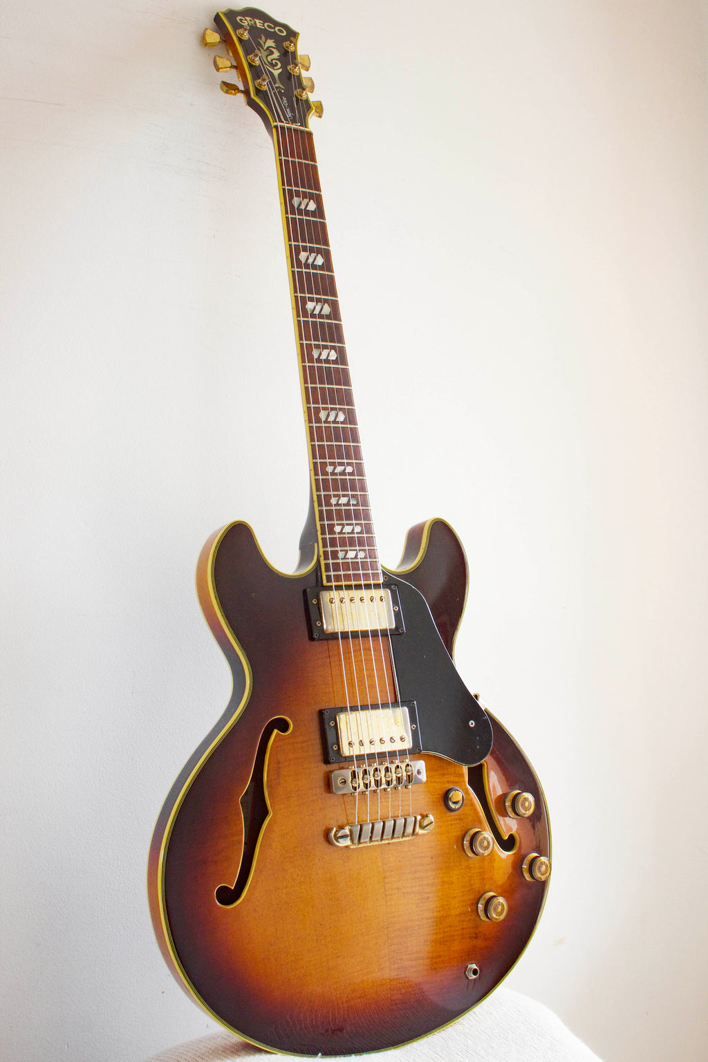 Greco Super View SV-800 Semi-Hollow Brown Sunburst 1979