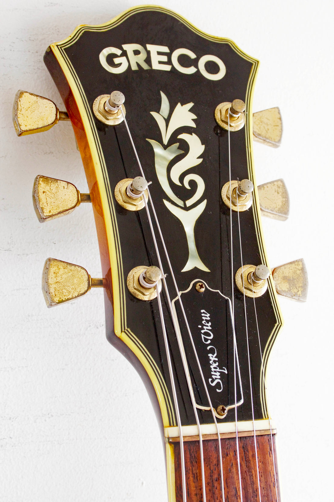 Greco Super View SV-800 Semi-Hollow Brown Sunburst 1979