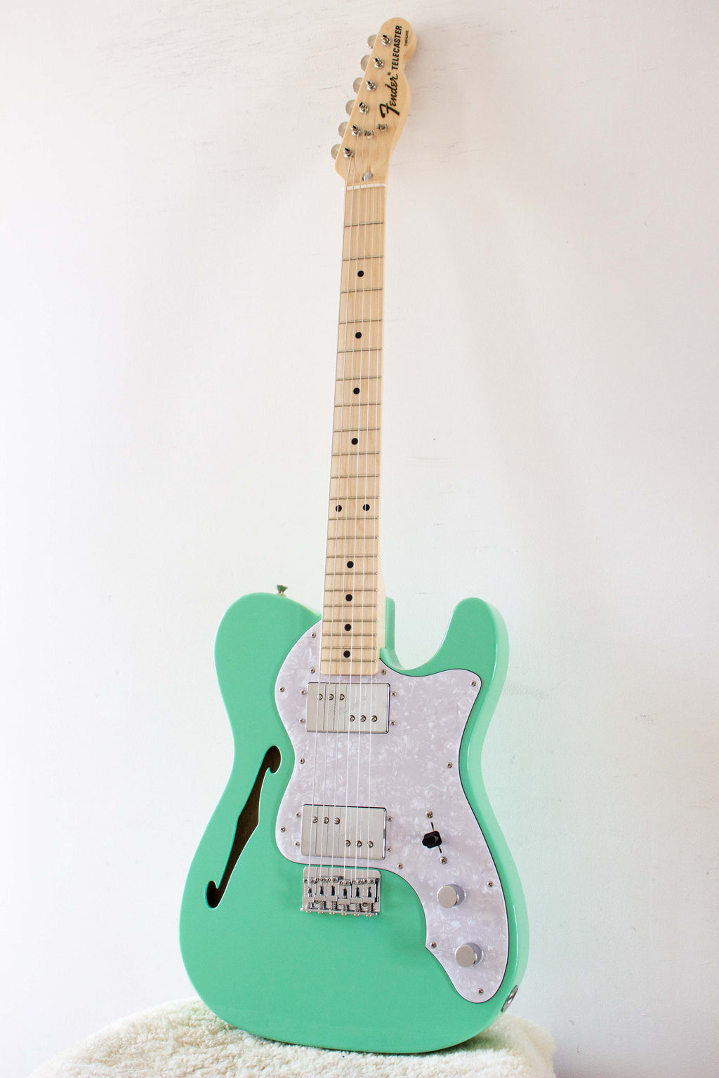 Fender Made in Japan Traditional 70s Telecaster Thinline Surf Green 2018