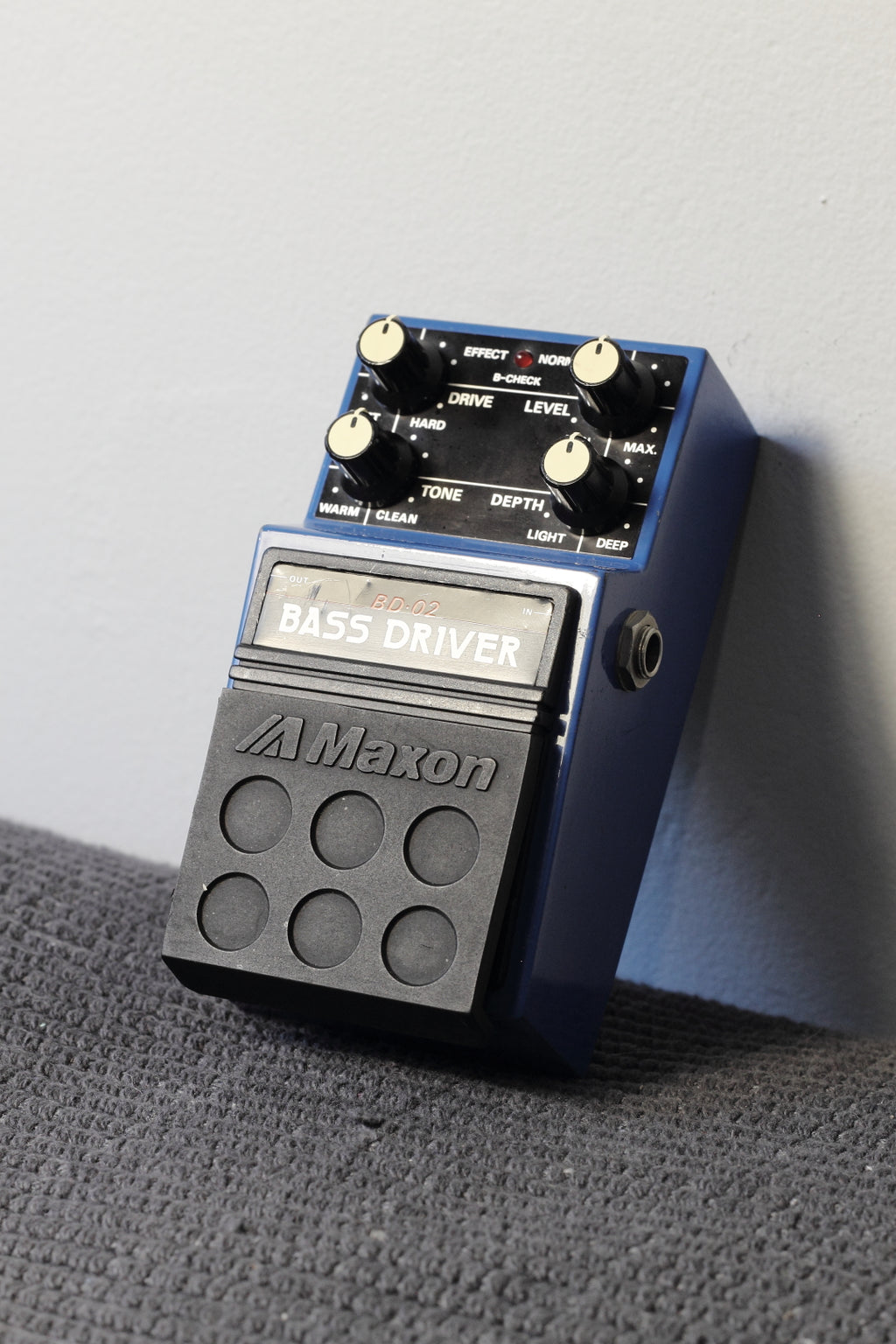Maxon BD-02 Bass Driver Overdrive Pedal c1988