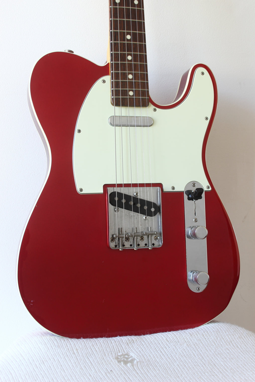 Fender Japan '62 Reissue Telecaster TL62B-75TX Bound Candy Apple Red 2004-05