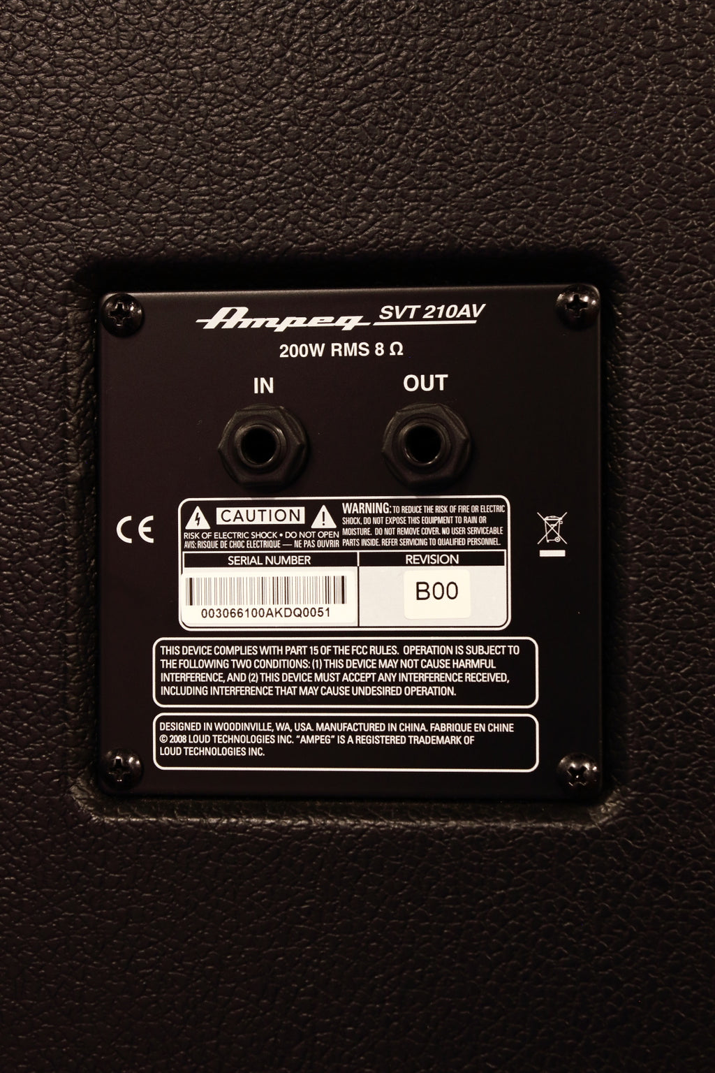 Ampeg SVT210AV 2x10" Bass Speaker Cab