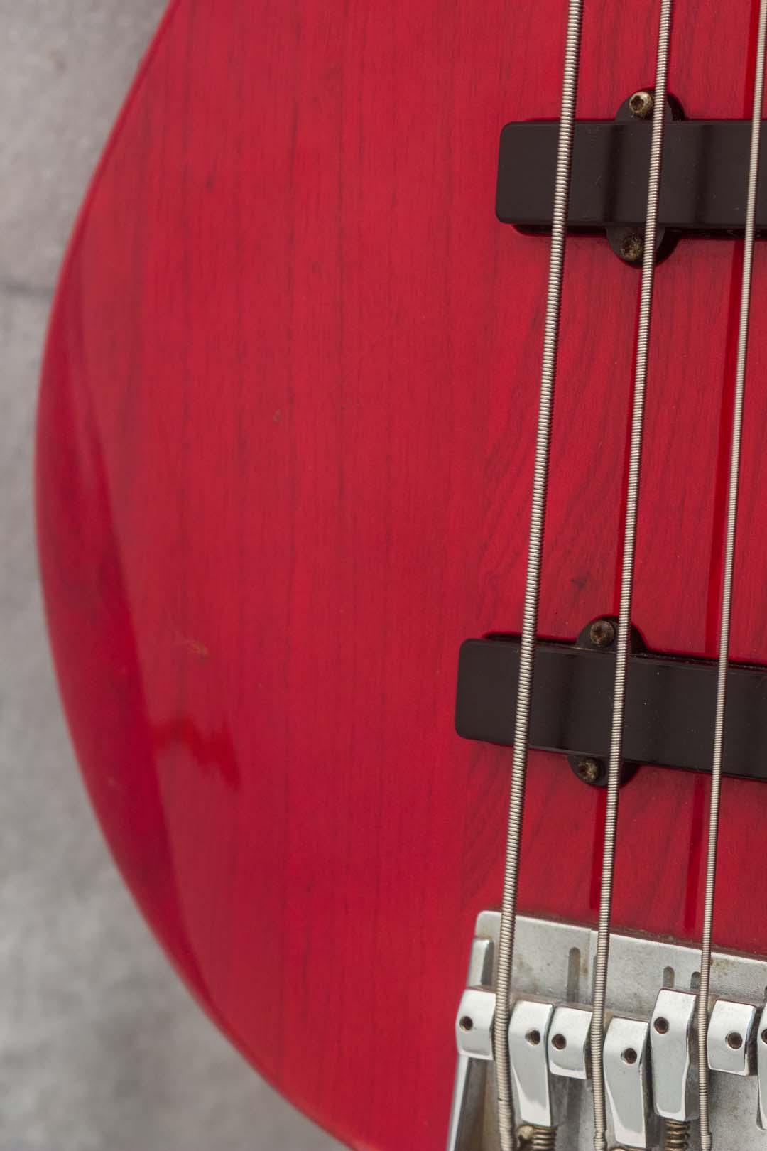 Fender Japan Pro Feel Jazz Bass JBR-800 Trans Red 1989