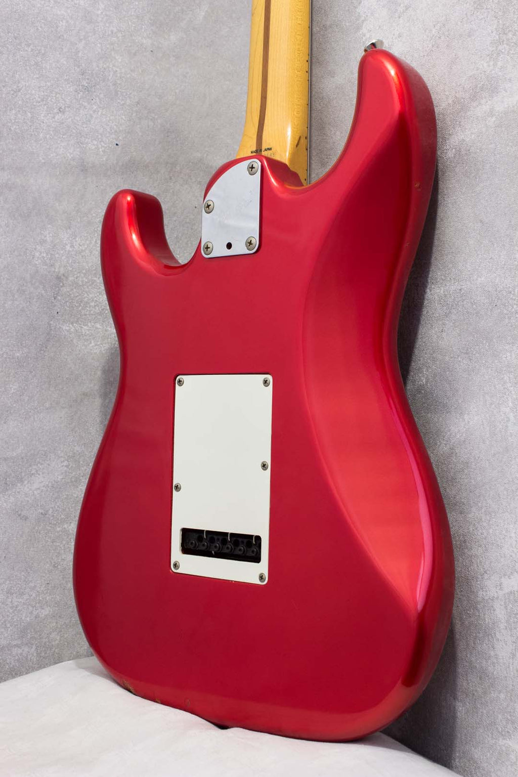 Fender Japan Medium Scale Stratocaster STM550G Candy Apple Red 1990