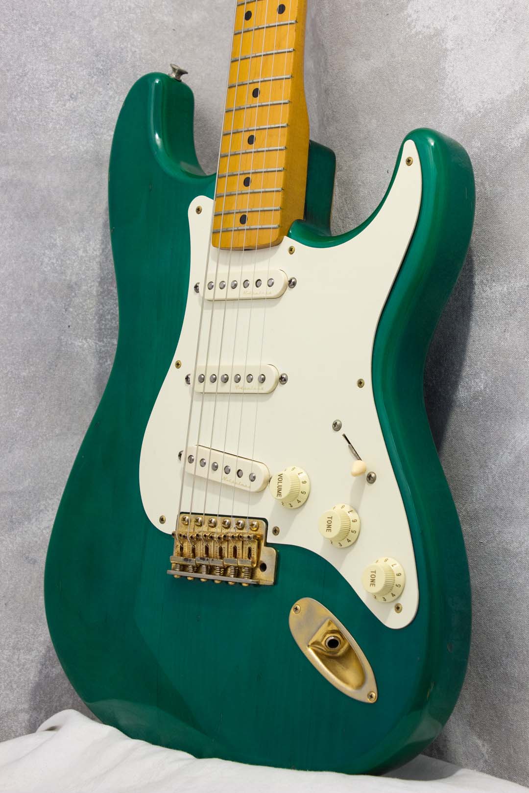 Fender Japan '57 Stratocaster ST57G-65 Charcoal Green 1993